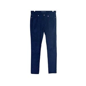 Rock Republic Berlin‎ Navy Blue Corduroy Pants size 6M straight leg velvety feel